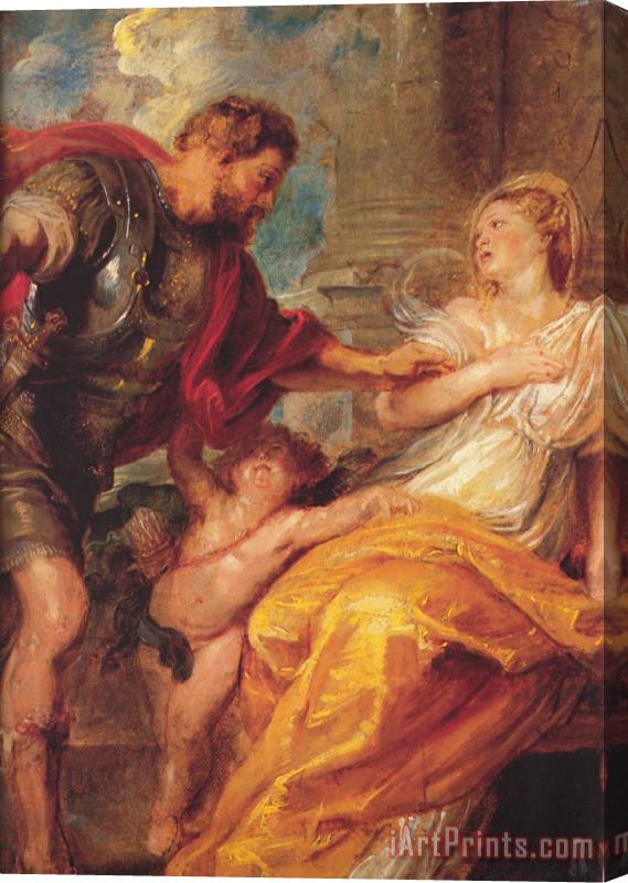 Peter Paul Rubens Mars And Rhea Silvia [detail] Stretched Canvas Painting / Canvas Art